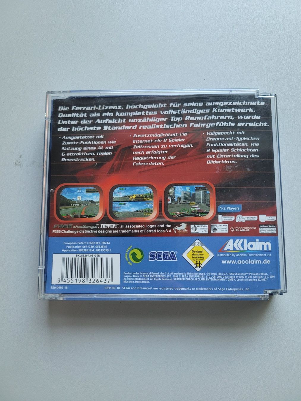 Giochi: F355 Challenge   / Sega Dreamcast (PAL) – Usato da Uezwil venduto da -Retrogames- 2
