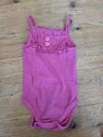Baby Body Gr. 62/68, pink, Spaghettiträger, Kurzarmbody