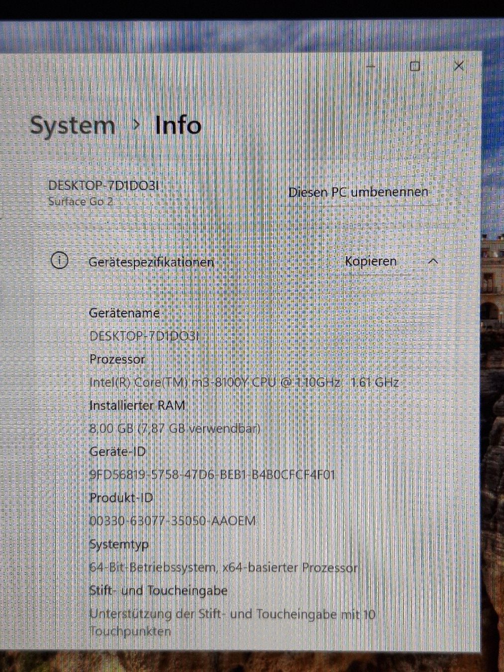Microsoft Tablet PC: Microsoft Surface Go 2 1926 128Gb DEFEKT  – Difettoso da Adliswil venduto da SaveElektro 1