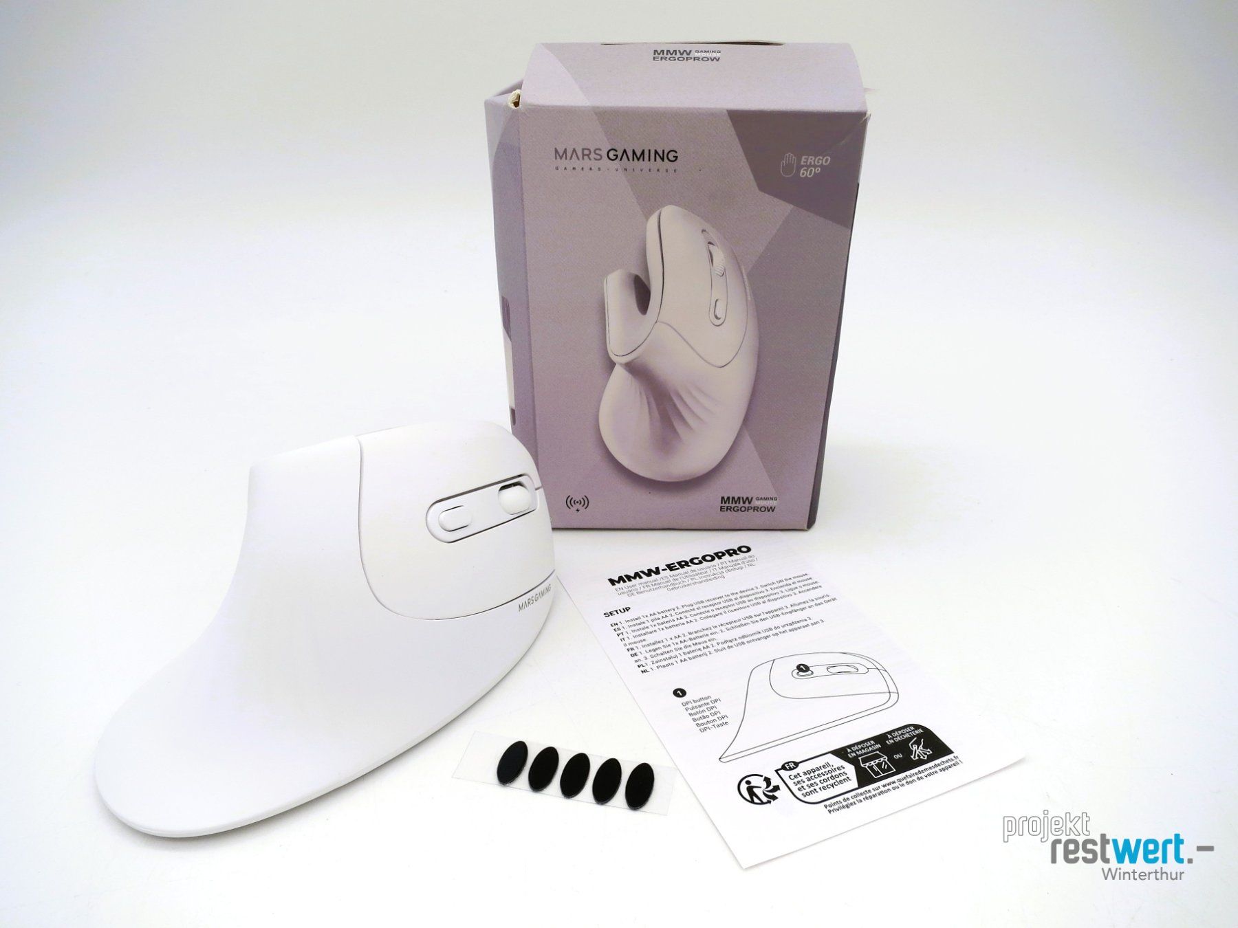 Mouse: MARS FAMING - vertikale Computermaus, kabellos – Nuovo (secondo la descrizione) da Winterthur venduto da Restwert_Winterthur