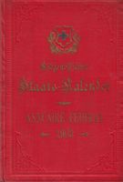 Eidgenössischer Staats-Kalender 1903