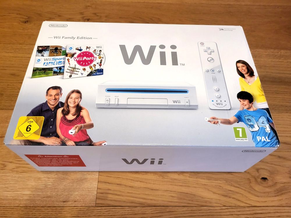 Nintendo Wii Family Edition + Extra Wii Remote & Nunchuk OVP Acheter