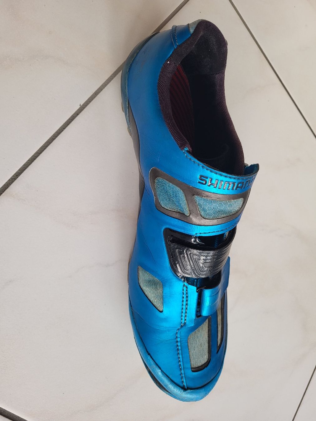 Shimano Chaussures hommes: Fahrradschuhe Shimano blau Grösse 46 – D'occasion à Zollbrück par Swissrace2 6