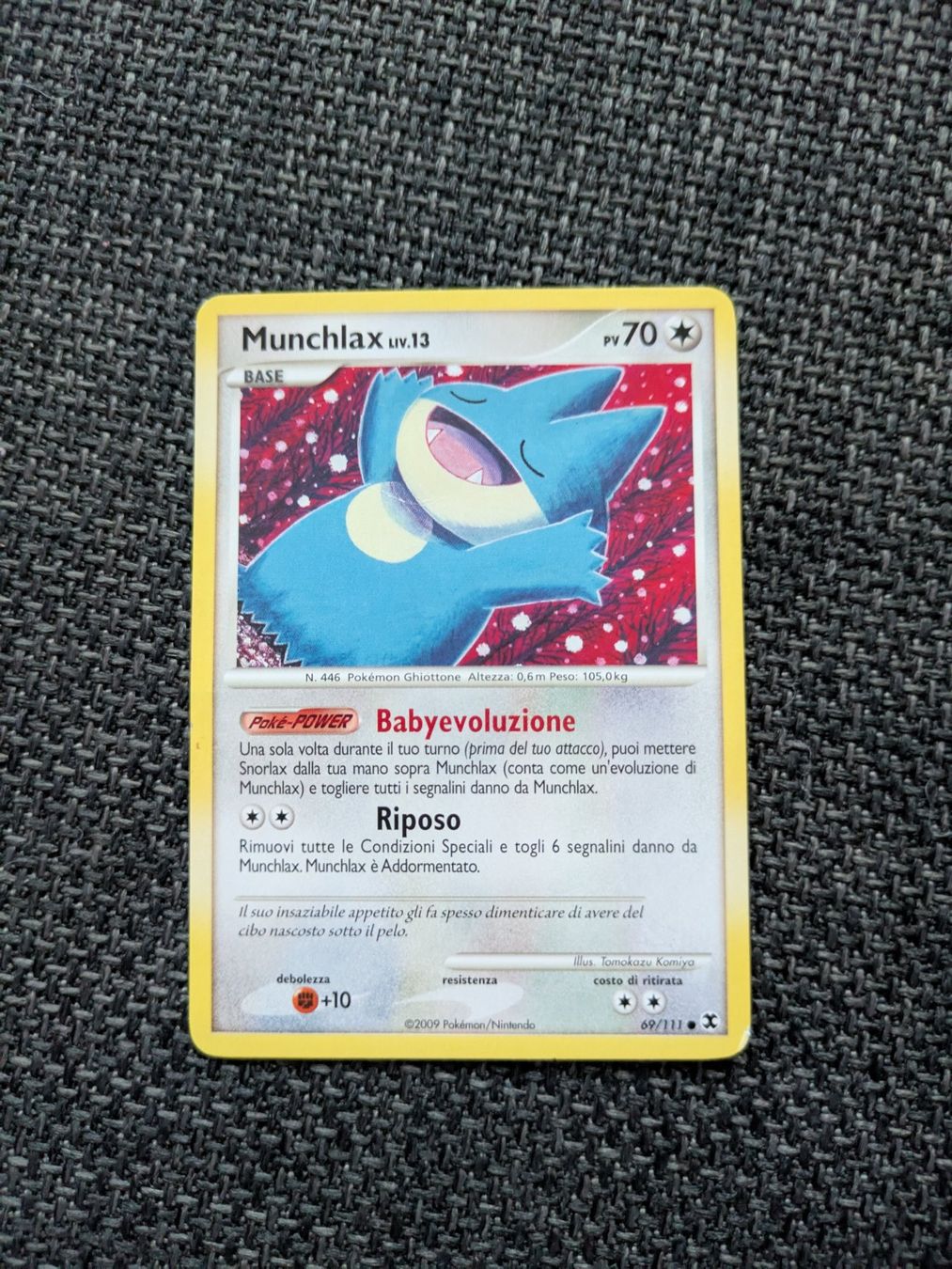 MUNCHLAX LV.13, RISING RIVALS, RR69, COM, 2009, ITA, GD (Gebraucht) in ...