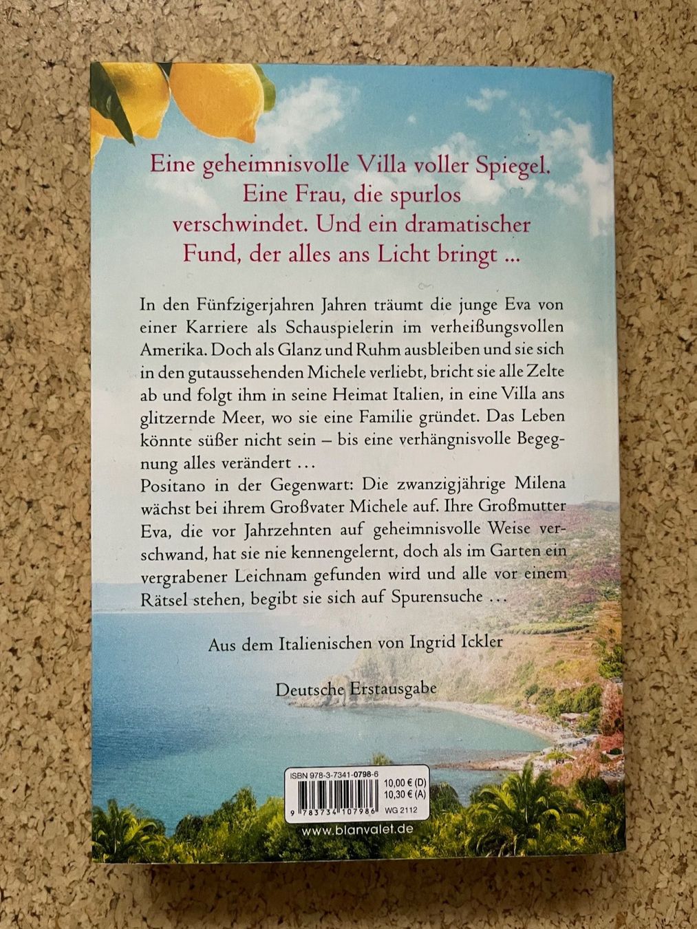 Libri: Taschenbuch "Die Gartenvilla", Cristina Caboni – Usato da Grosswangen venduto da Vita500 1