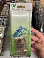 Batterieklemme Plus vergoldet mit Digitalanzeige Auto