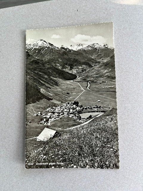Ansichtskarten: Postkarte alt, Andermatt – Gebraucht aus Niederwil AG von dahu75