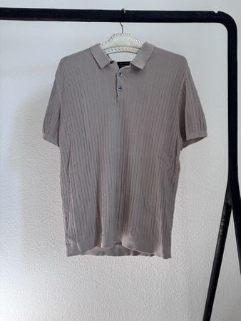 Massimo Dutti Polo Shirt beige