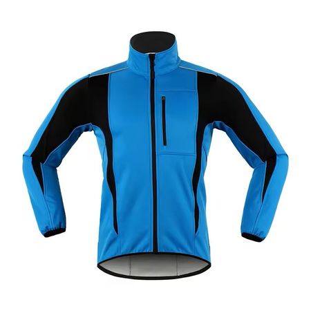Winter Velo Jacke (blau) winddicht u wasserabweisend (XXL)