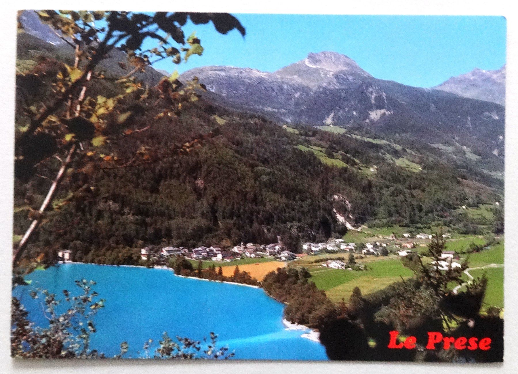 Ansichtskarten: Le Prese con Lago di Poschiavo – Gebraucht aus Fétigny von Billy2miny