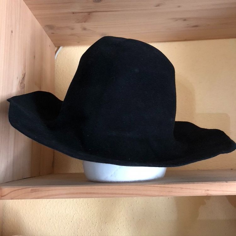 Cowboyhut Schwarz Sheriff – Filzhut Wilder Westen Für Damen & Herren, Für Mottoparty & Karneval