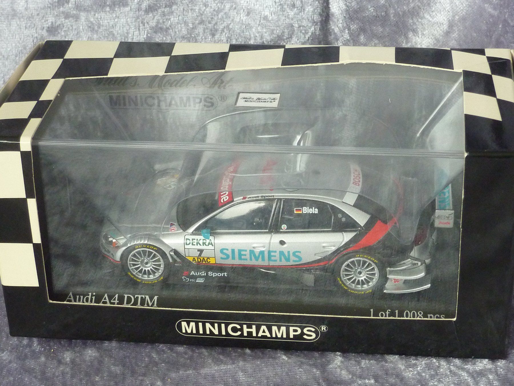Minichamps Modellini d'auto: Audi A4 DTM 2007  1:43 – Nuovo e nell'imballaggio originale da Dürrenäsch venduto da modellautos4you 1