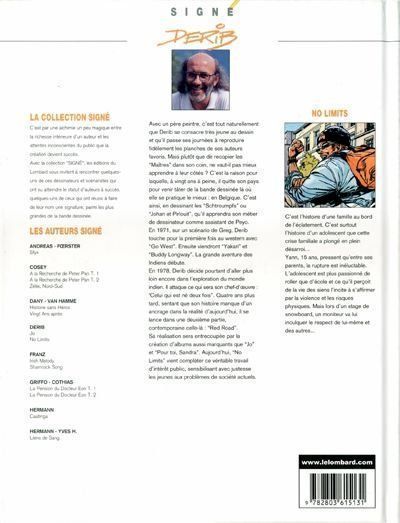 Fumetti: No Limits de Derib; Première édition 2000 de Lombard – Usato da Basel venduto da ideashop 3