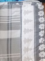 Weihnachtliche Kuschelbettwäsche, grau/weiss , 2er Set