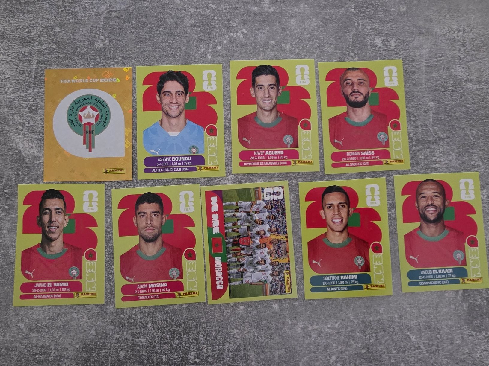 Panini Carte collezionabili: Panini WM 2026- Team Marokko – Usato da St. Gallen venduto da Shelly__x3