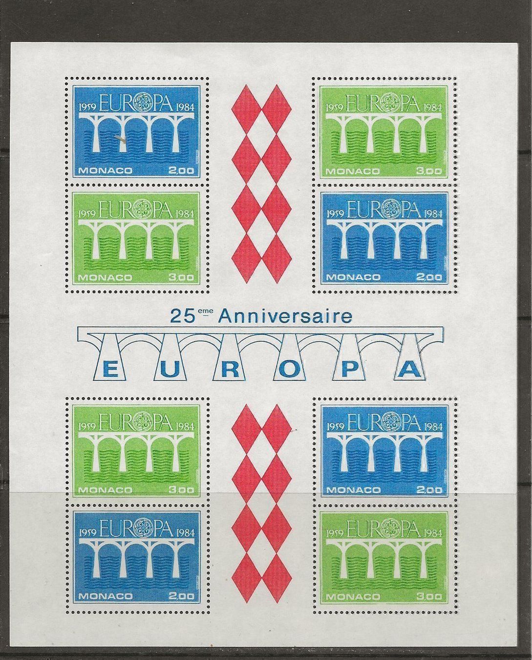 Tutti i francobolli: Monaco Année complète 1984 + blocs ** – Nuovo (secondo la descrizione) da Sion venduto da PierreP01 5