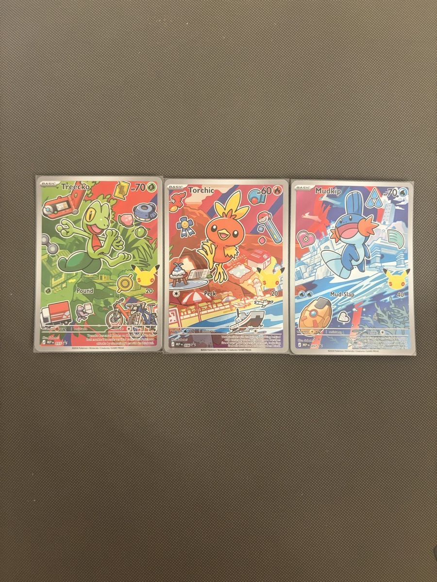 Pokémon Carte collezionabili: Pokémon First Partner | English Treecko, Torchic, Mudkip – Nuovo (secondo la descrizione) da Niederwil AG venduto da lilyjily