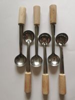 6er Set Mini-Saucenlöffel mit Holzgriff, Neuwe...