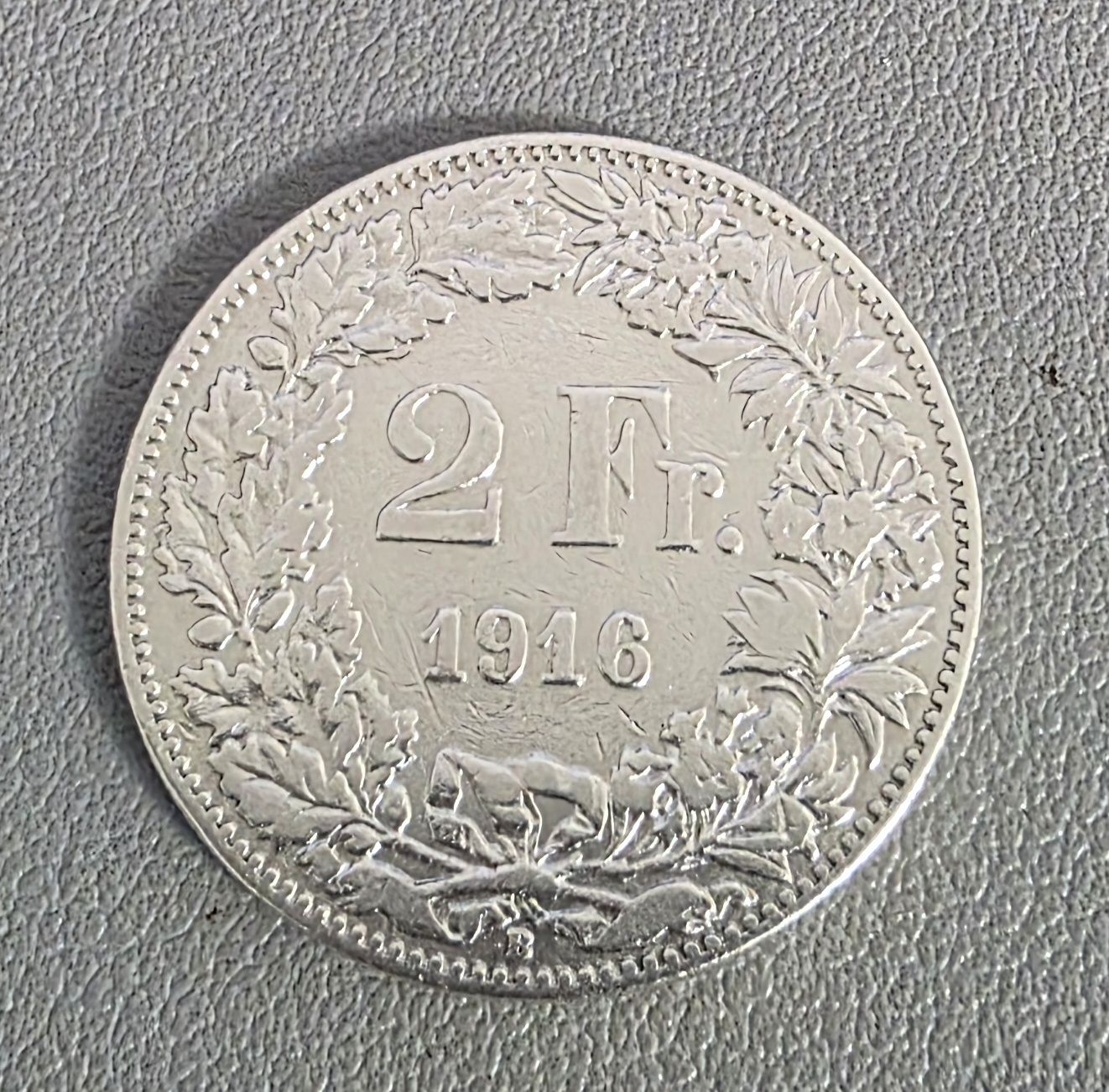 Tutti le monete: 1916 2 Franken - Super erhaltung – Usato da Niederuzwil venduto da 262305