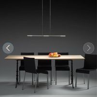 ESSTISCH-LAMPE BALTENSWEILER LET D 120 ALU, neuwertig!