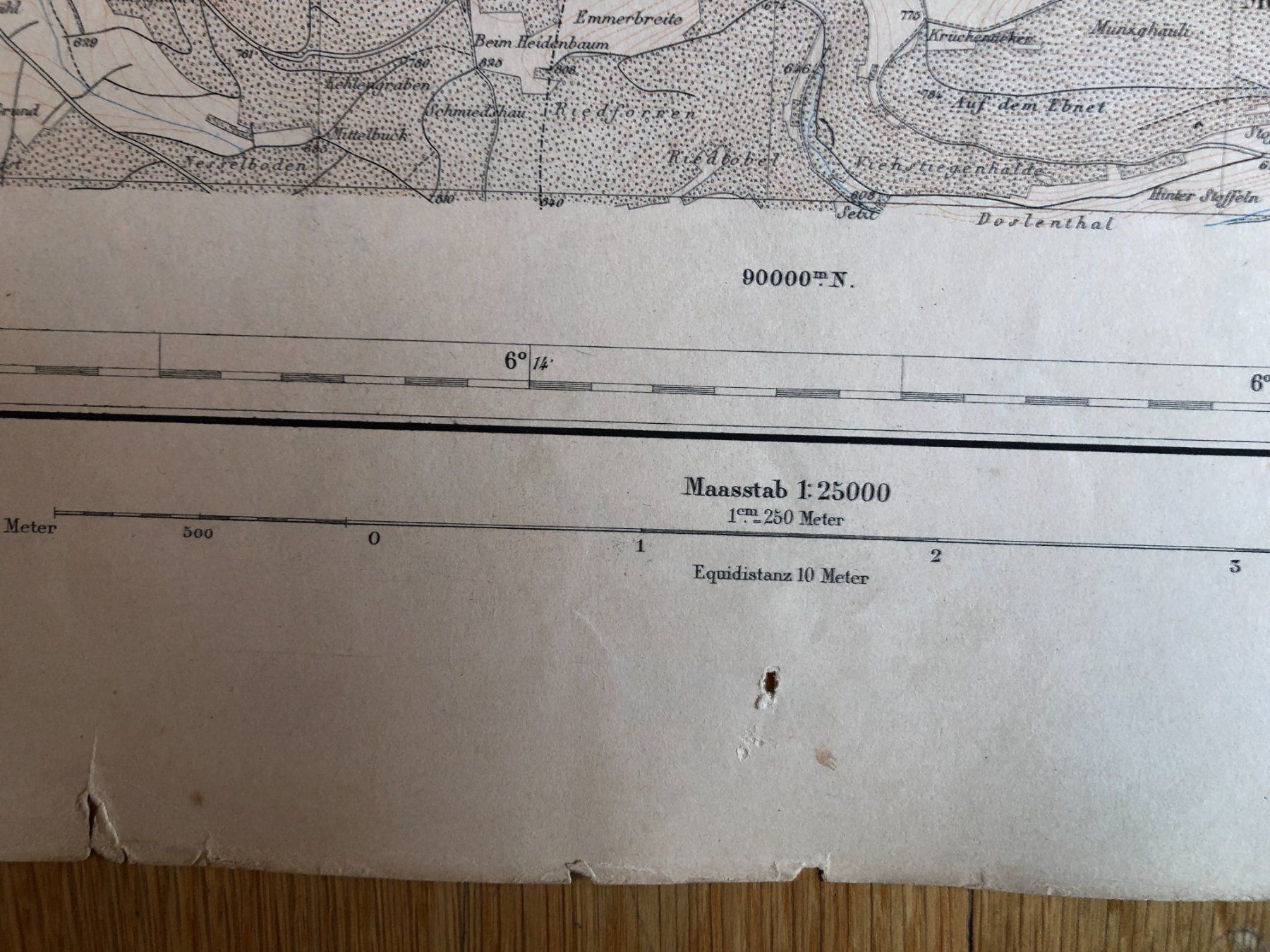 Landkarten & Atlanten: Siegfriedatlas Bl. 11: Staufenberg 1885 – Gebraucht aus Zürich von allp 6