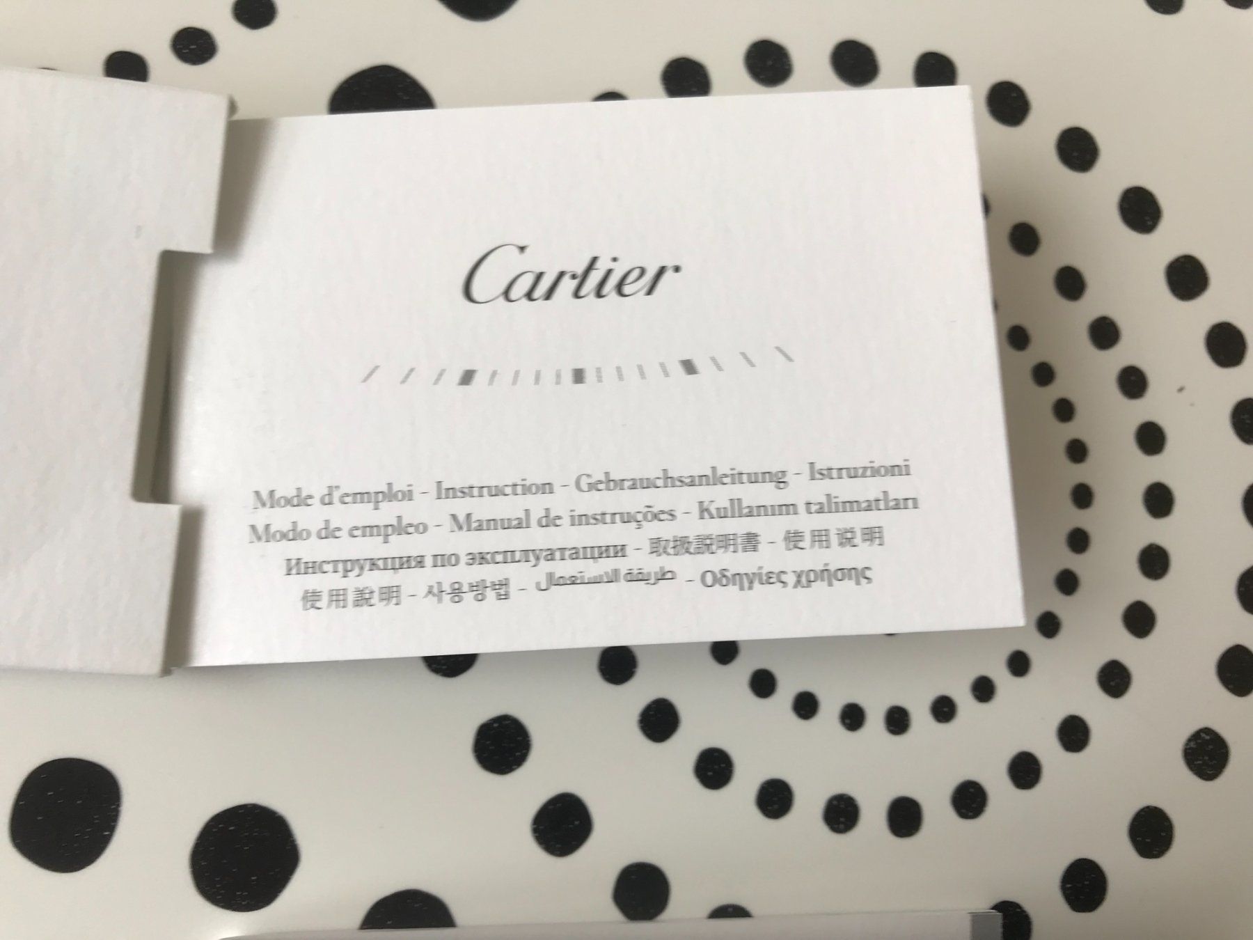 Documenti: SET CARTIER ORIGINAL - BOOKLETS - OPERATING ETC - NEW !!! – Nuovo (secondo la descrizione) da Epalinges venduto da dream-watch 4