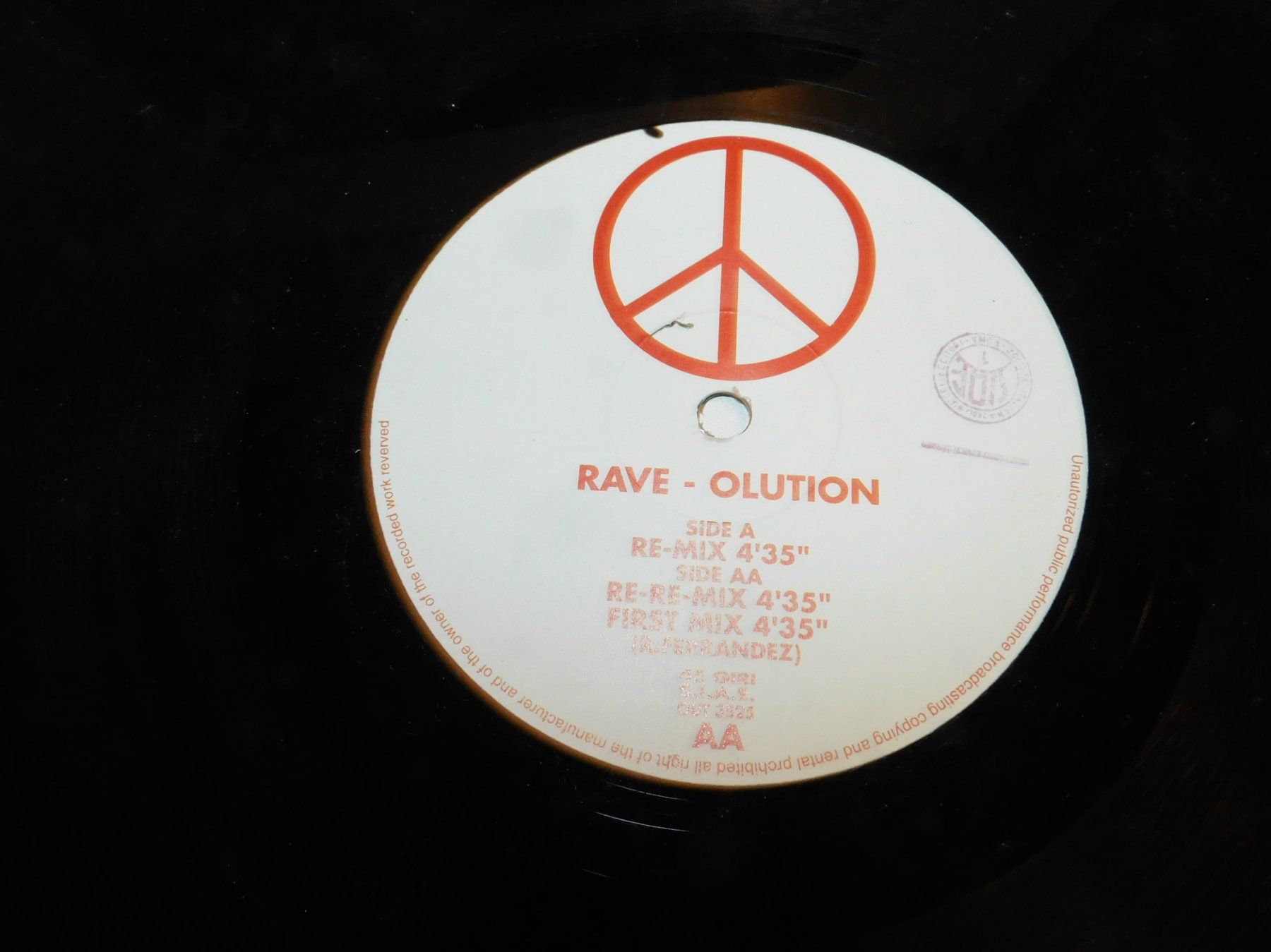 Dischi in vinile: LP - Rave - Olution Re Mix House Trance     LP – Usato da Sursee venduto da 76 3