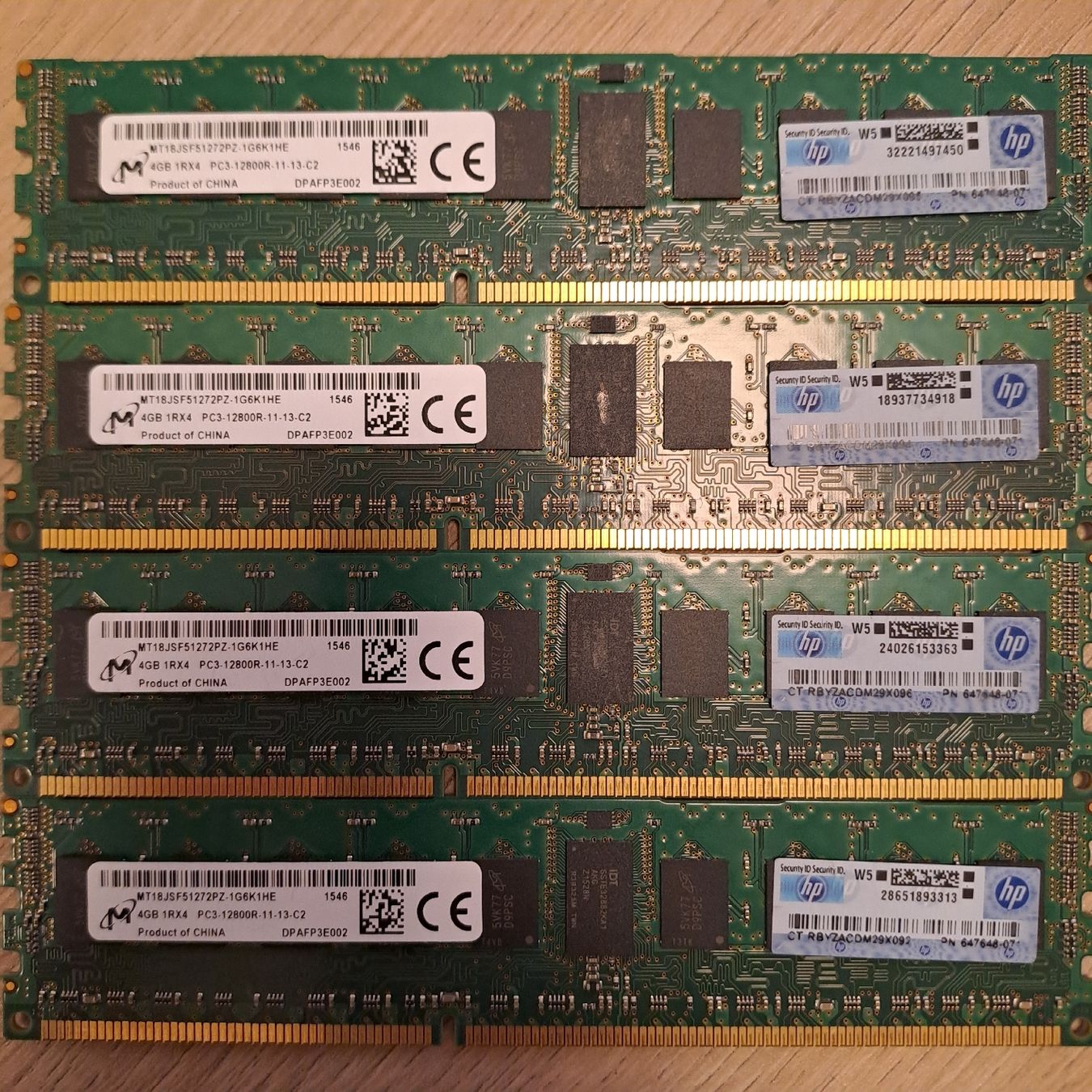 Hewlett Packard Memoria / RAM: NEW 4Gb RAM 1600MHz fully working – Nuovo (secondo la descrizione) da Mont-sur-Lausanne venduto da Vexos