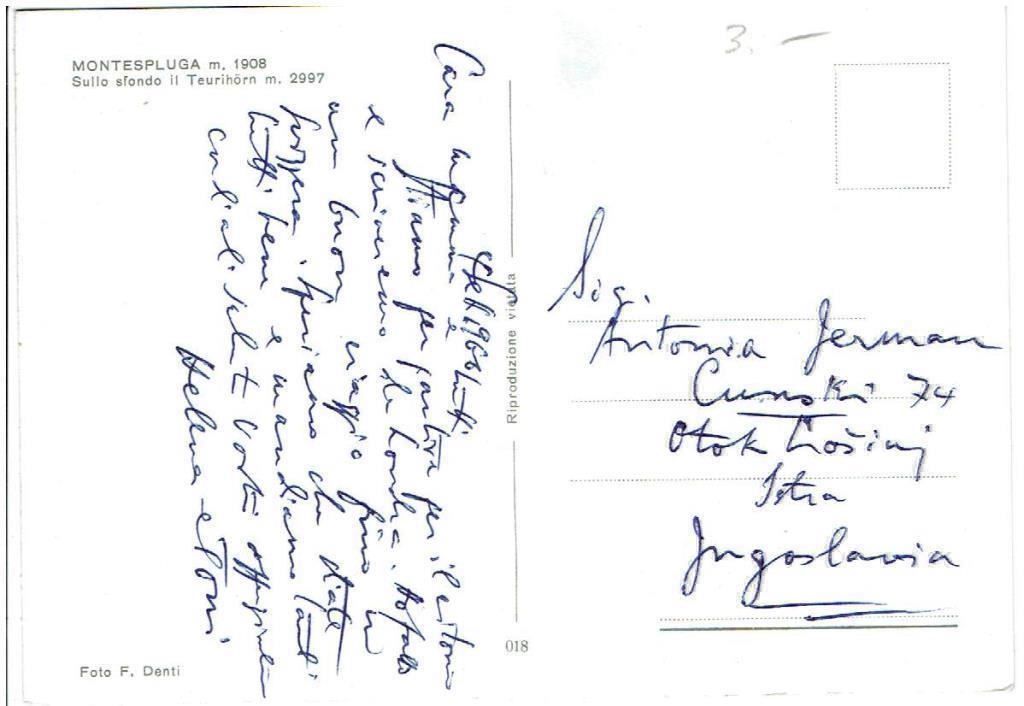 Cartoline postali: MONTESPLUGA – Usato da Flims - Dorf venduto da Stagediver 1