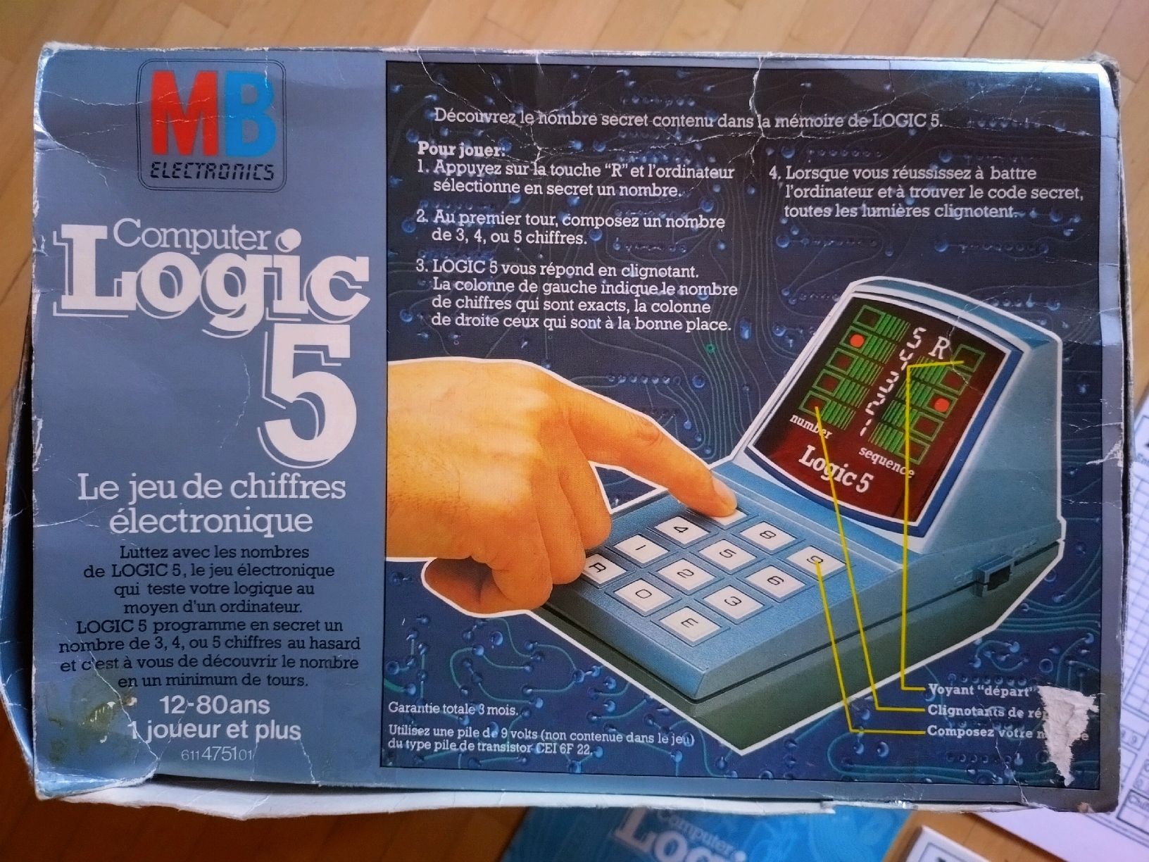 Giochi: Jeu vintage MB Logic 5 - Jeu de réflexion  Working good – Usato da Farvagny-le-Grand venduto da LaCaverne 7