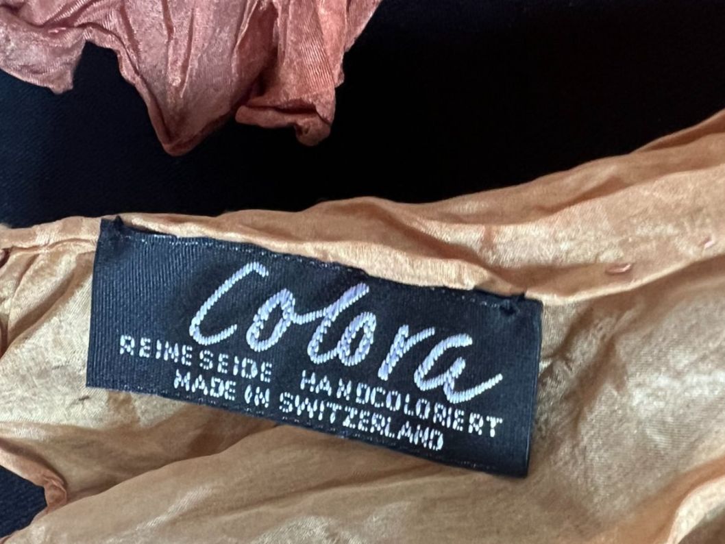 Colora Foulard & Sciarpe: Colora Schal, 100% Seide, Orange/Braun, NEU – Nuovo (secondo la descrizione) da Worb venduto da farben20zauber 1