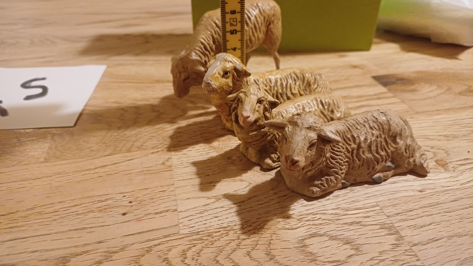 Figuren: 4 Antike Krippenfiguren Schafe – Gebraucht aus Flawil von Naphtali 3