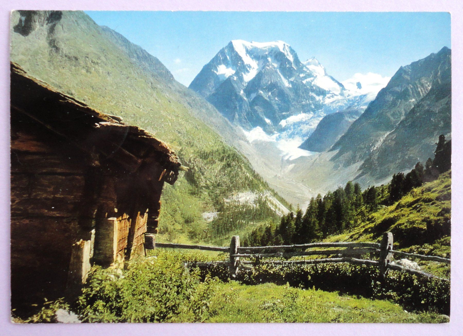 Cartoline postali: Arolla, le Mont Collon 3637 m – Usato da Fétigny venduto da Billy2miny