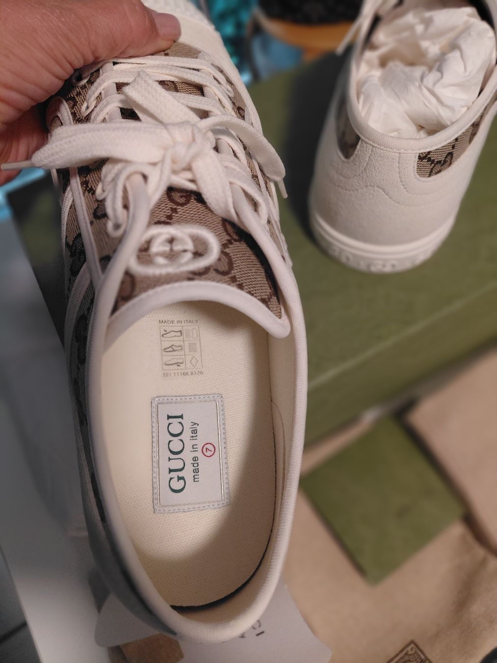 Gucci Herrenschuhe: Gucci Snerkers  – Neu und originalverpackt aus Holderbank AG von Estrela08 8