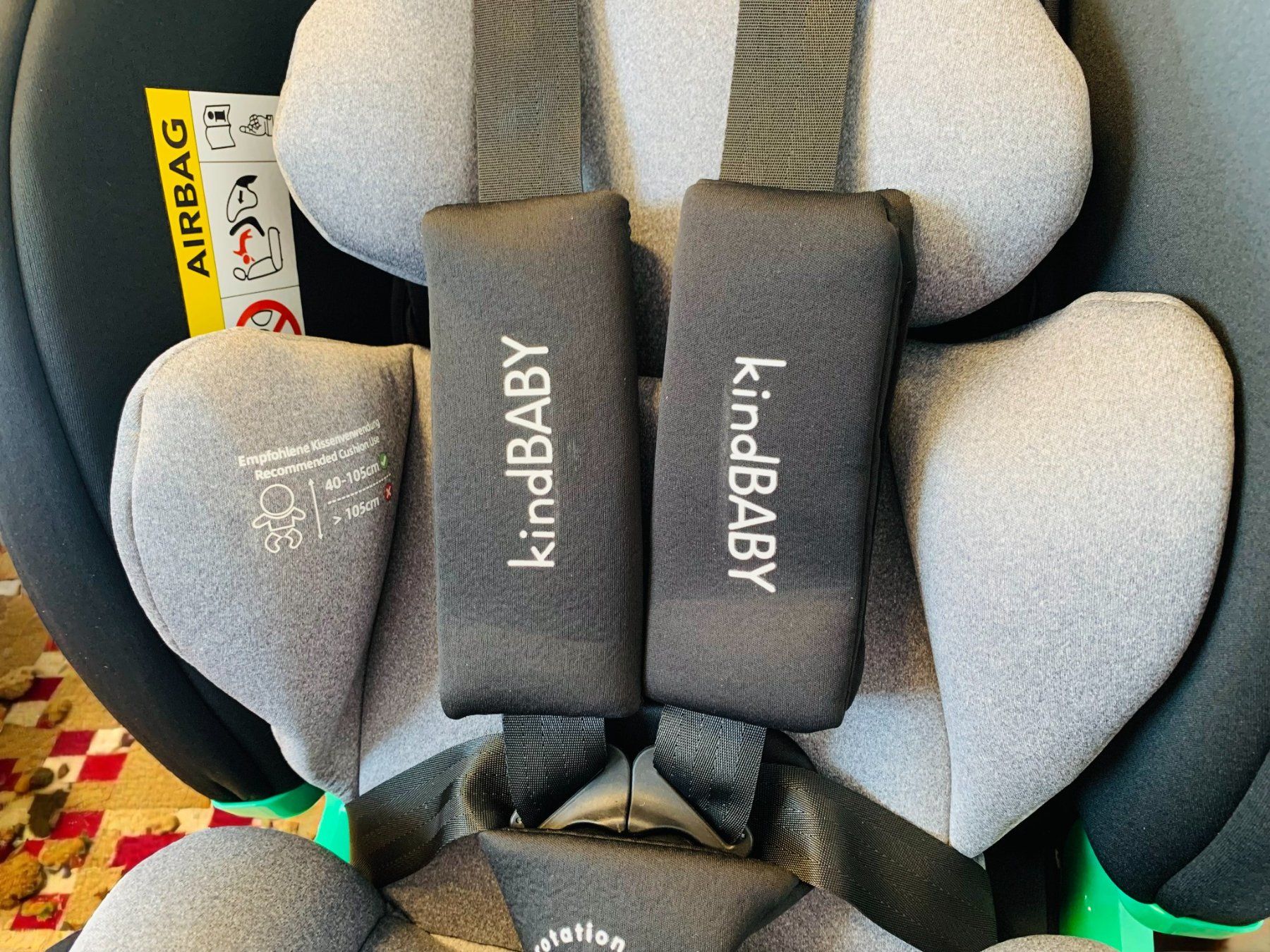 Auto-Kindersitze: ISOFIX Autositz iSize 40-150cm ECE R129 GRAU/SCHWARZ NEU – Neu und originalverpackt aus Bergdietikon von shopAgent 7
