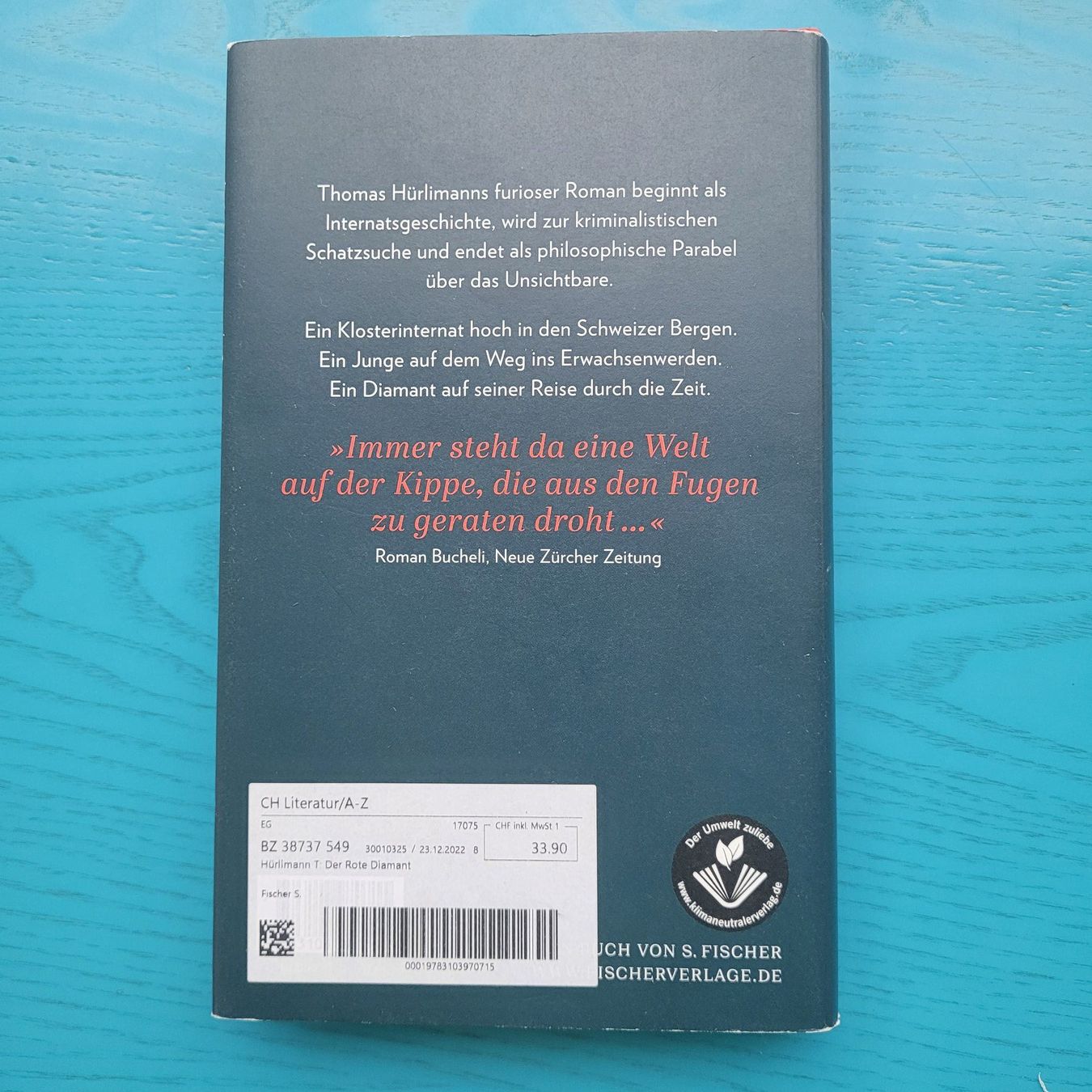 Libri: Thomas Hürlimann- Der rote Diamant – Usato da SCHÜBELBACH venduto da CoKaHa 1