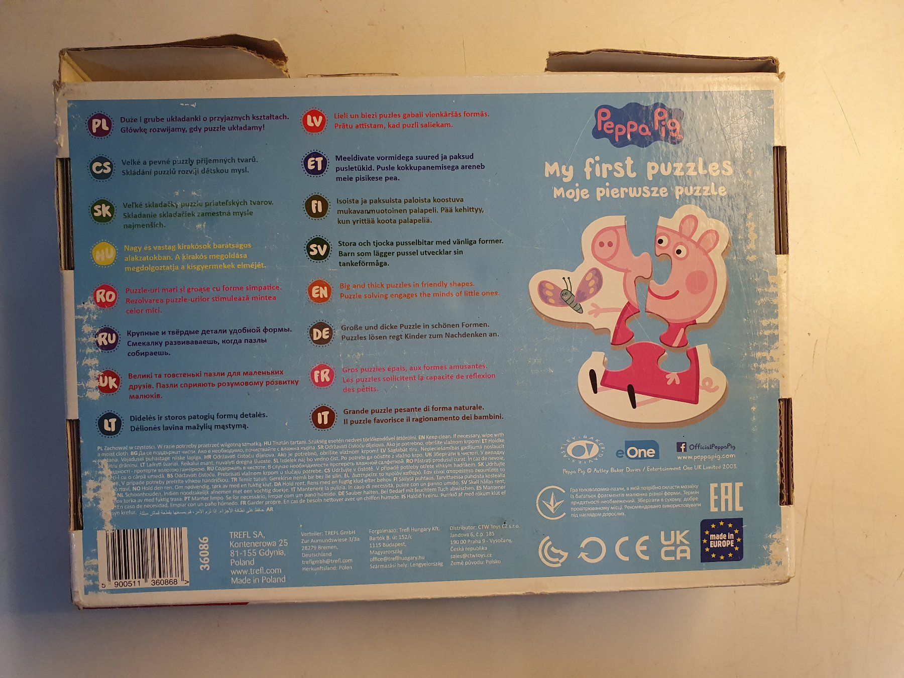 Puzzle: Peppa Pig supercolor My first Puzzle – Usato da Zürich venduto da loosebone 5