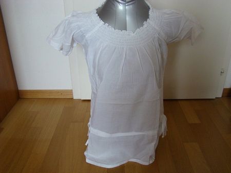 t-shirt blanc, (EDC)