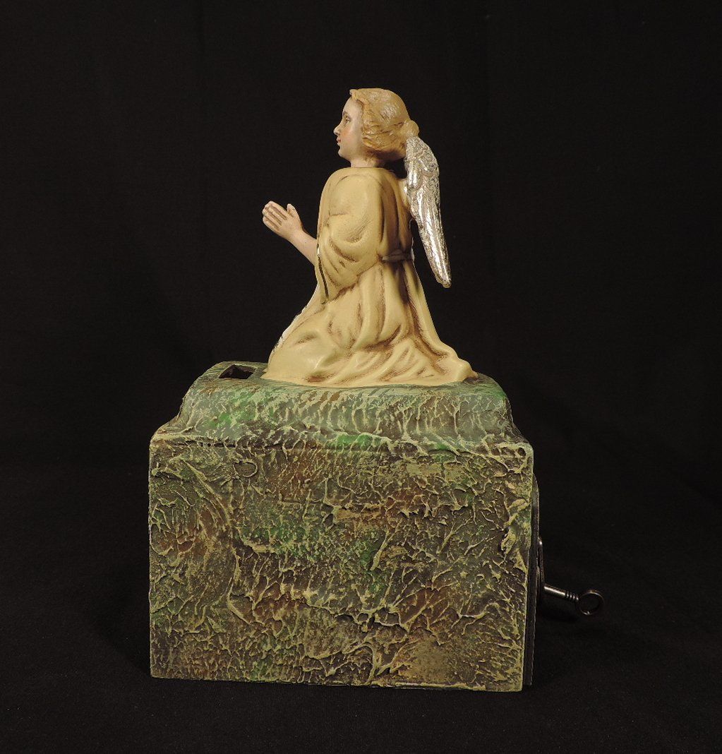 Statuette: Nickfigur, Spendenkasse, Engel Kollekte – Nuovo e nell'imballaggio originale da Duggingen venduto da doogbua 4
