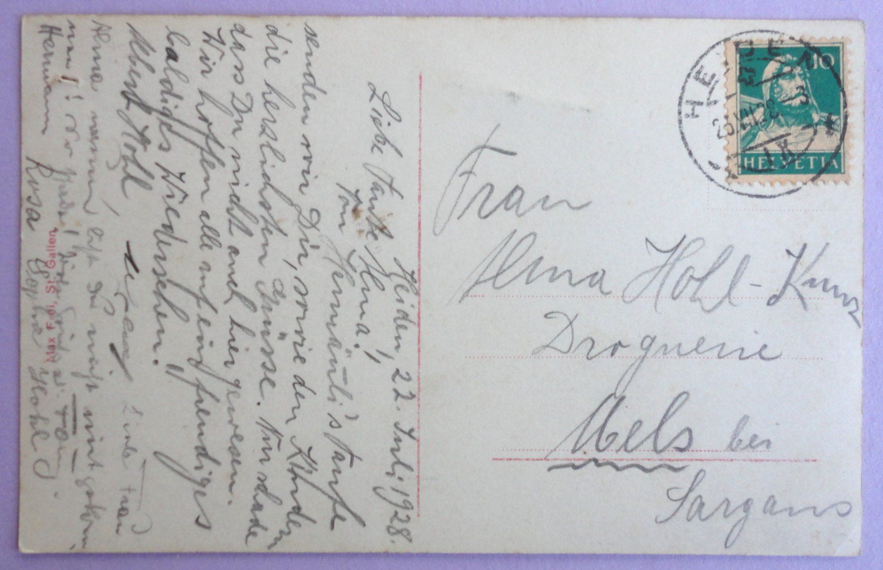 Cartes postales: Stauberkanzel – Défectueux à Fétigny par Billy2miny 1
