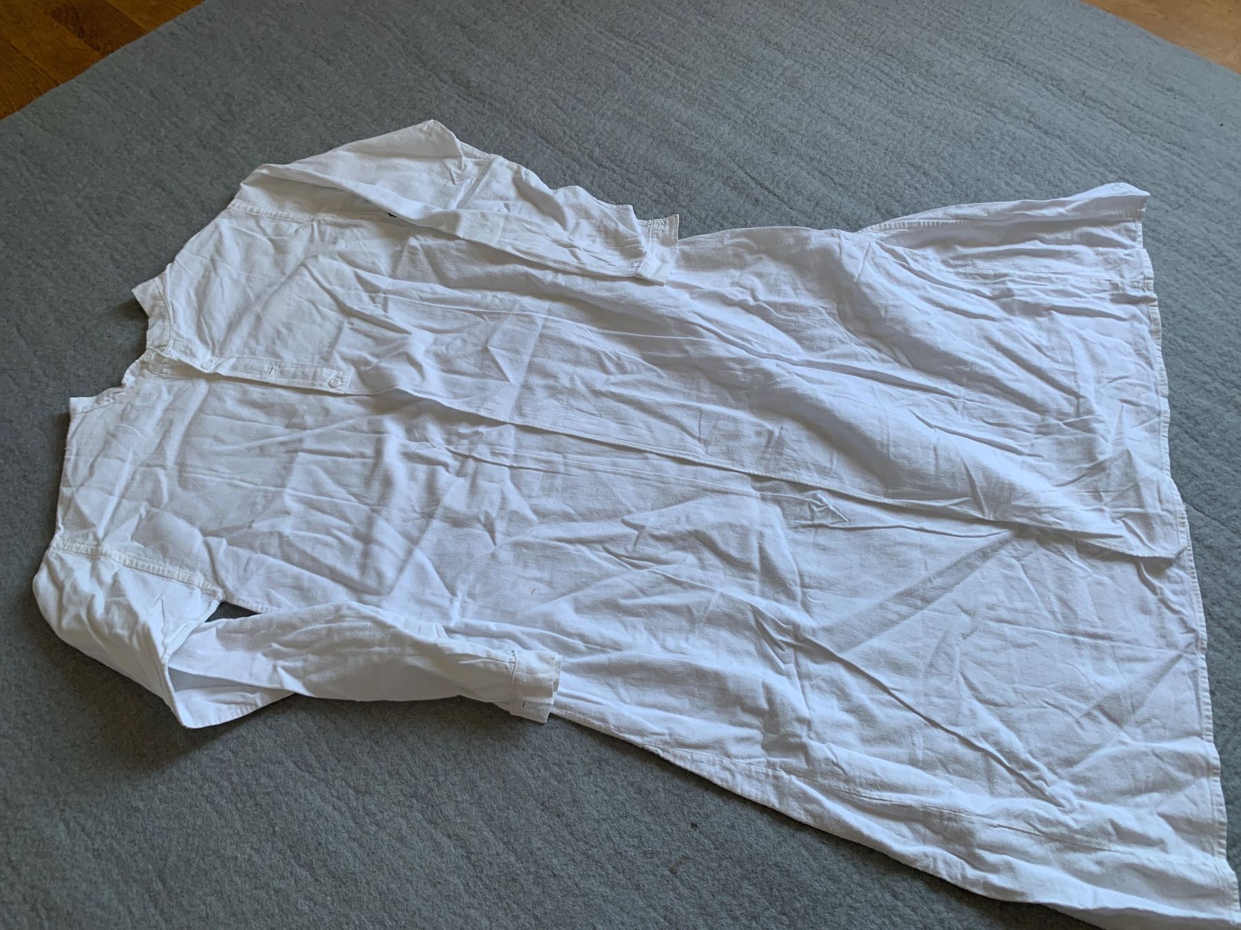 Negligees & Pigiami: Antikes Nachthemd langarm weiss Baumwolle Gr. 38 – Usato da Richterswil venduto da Moii89 5