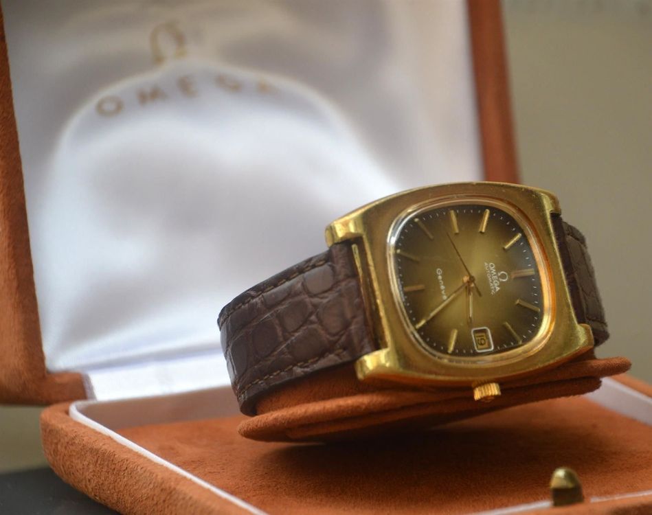 Armbanduhr vergoldet / Montre Omega Automatic plaqué or  G20 8