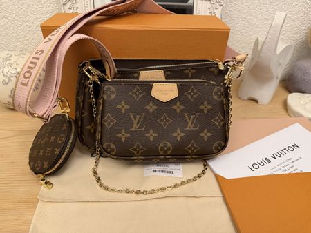 Louis Vuitton Multi Pochette Accessoires MPA Rosa NEU