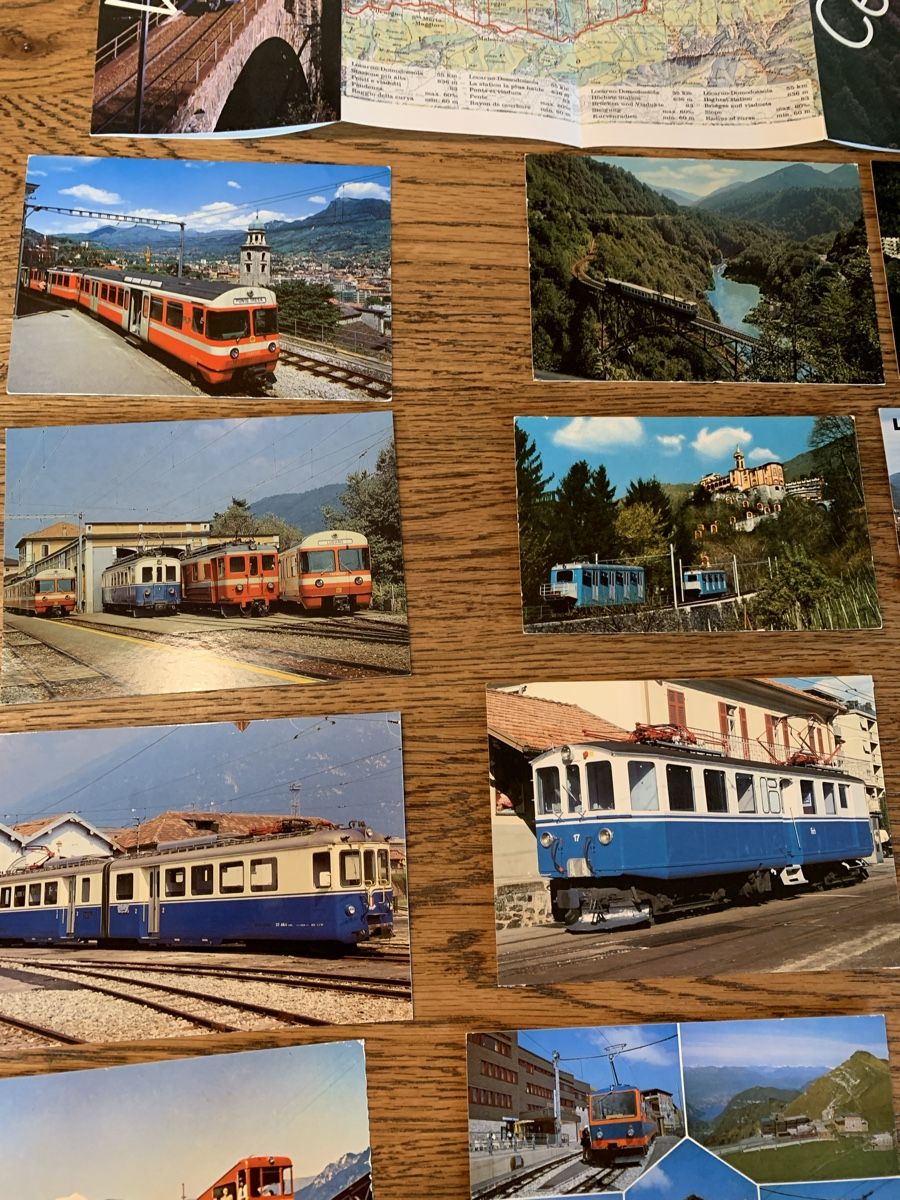 Modellini di ferrovie: Ansichtskarten Tessiner Bahnen – Usato da Winden venduto da EmilNeu 5