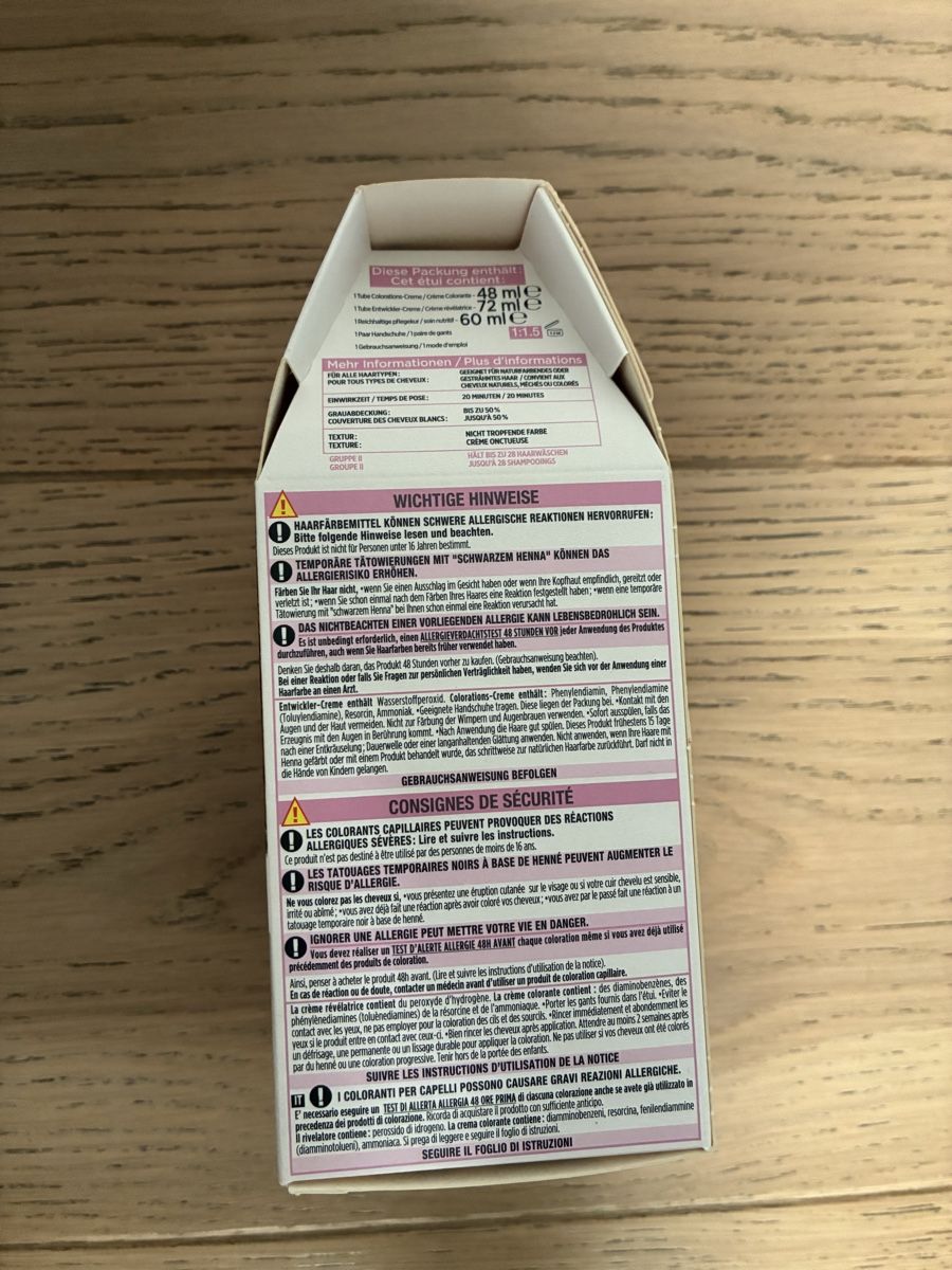 Färbemittel: Coloration blond amande  – Neu und originalverpackt aus Bulle von ste_t2ng 3
