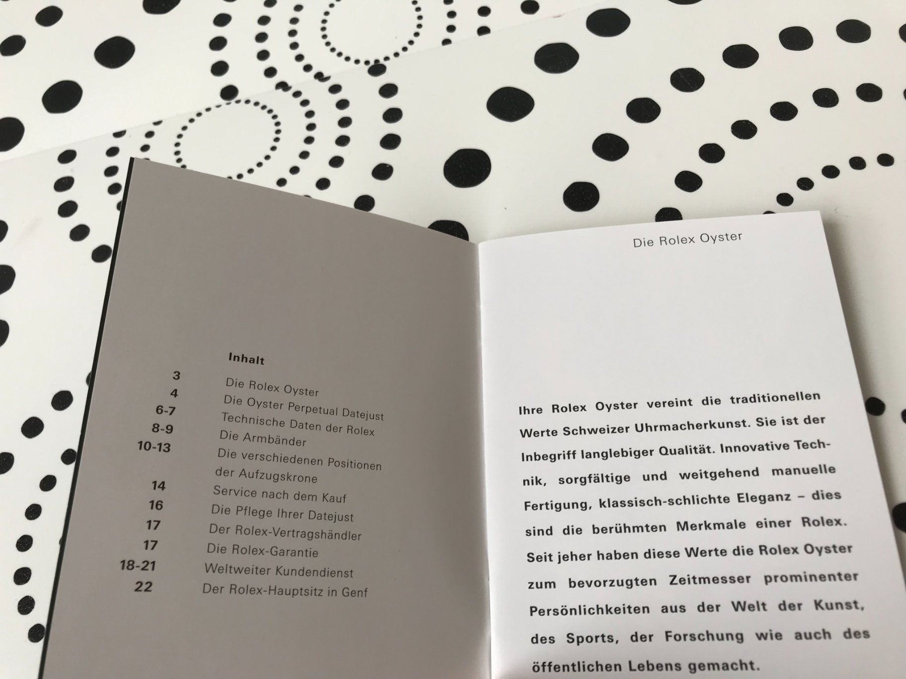 Rolex Documents: ROLEX ORIG. DATEJUST - OPERATING INSTRUCTIONS - DE 2006 !!! – Neuf (Voir description) à Epalinges par dream-watch 1