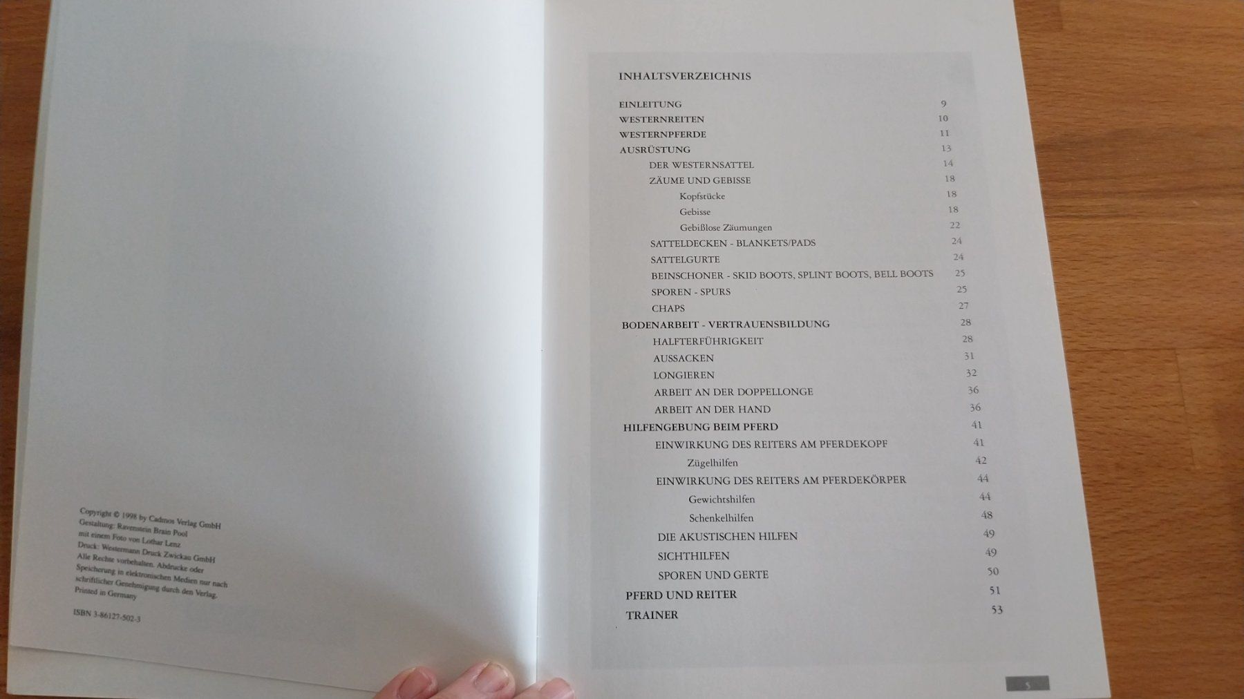 Bücher: Westernreiten im Westernstyle - Buch – Gebraucht aus Staufen von Sunsetranch 2