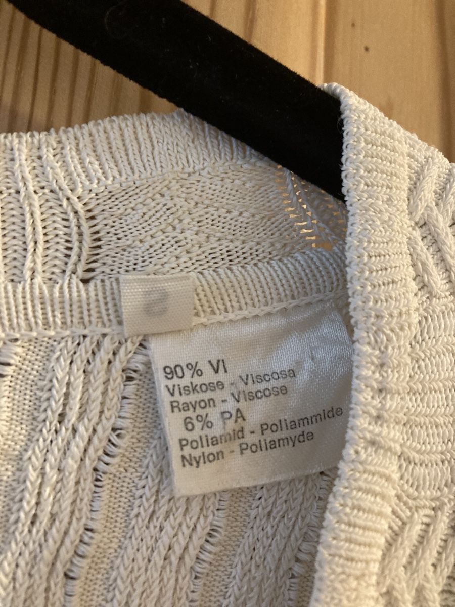 Alaia : Azzedine Alaia Vintage Strick Pullover weiss weiss 36 S – Usato da Winterthur venduto da Jolie-Joli 4