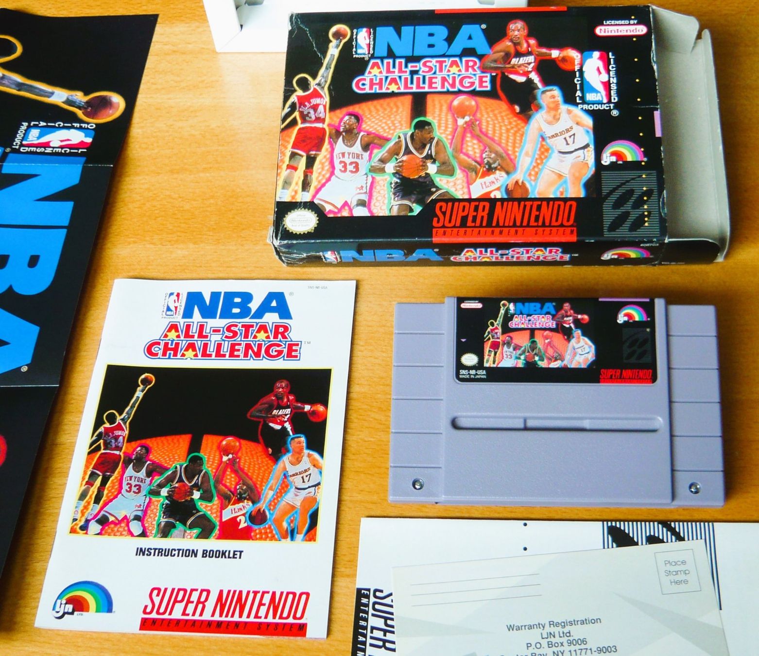 Nintendo Spiele: SNES: NBA All Star Challenge, CIB + Poster – Gebraucht aus Onex von Jaguar1986 1