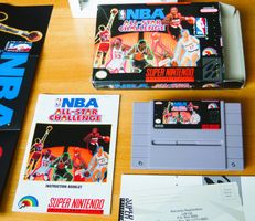 SNES: NBA All Star Challenge, CIB + Poster